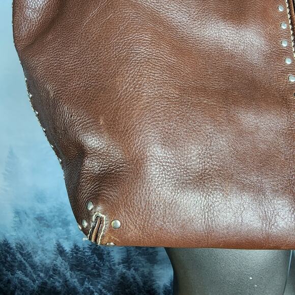 Michael Kors Uptown Astor Leather Studded Weekender Bag (XL) - Picture 10 of 10